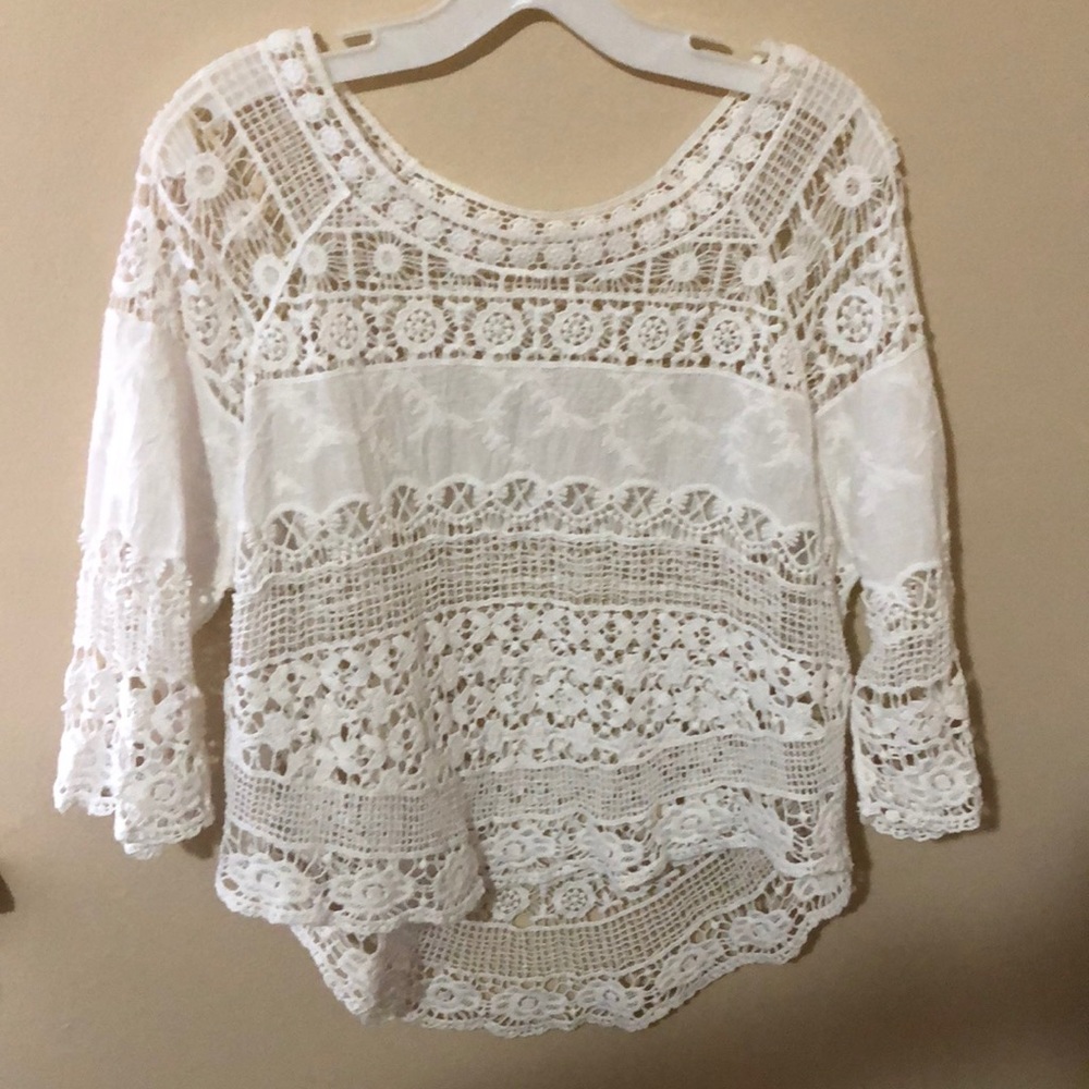 Lace top/sexy top/beach cover